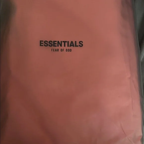 Fear of God Essentials Coral Sweatpants new with tags and bag
